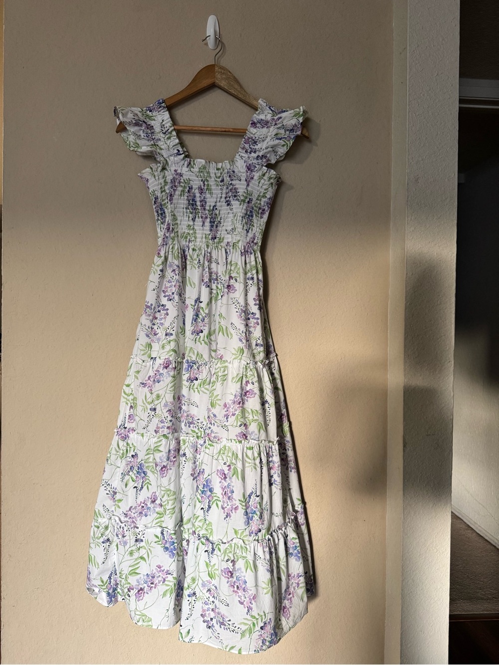 Hill House Ellie Nap Dress in Wisteria Floral Size XS - Picture 2 of 6